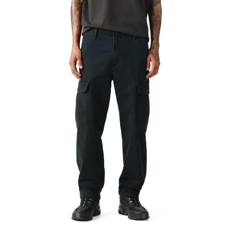 Levi's XX Cargo Taper T3 Trousers, Mineral Black, 30W x 32L Men's