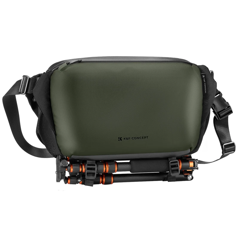 K&F CONCEPT Camera Sling Bag, Camera Bag for DSLR and Lenses, Single Shoulder Camera Case Crossbody Bag with Tripod Holder for SLR Canon Sony Nikon Drone