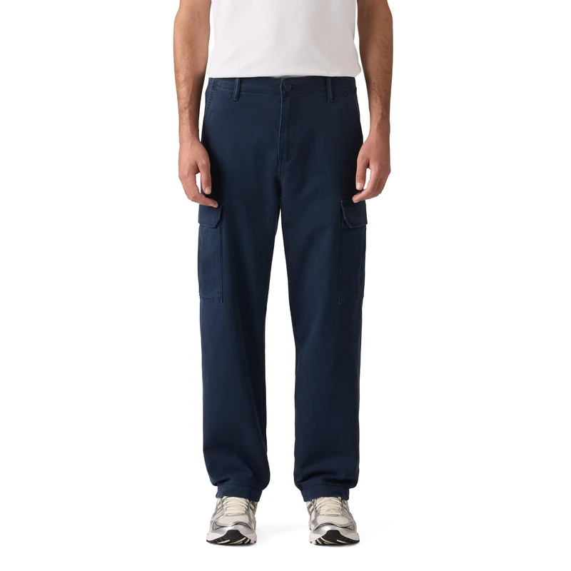 Levi's XX Cargo Taper T3 Trousers, Navy Blue, 30W x 32L Men's