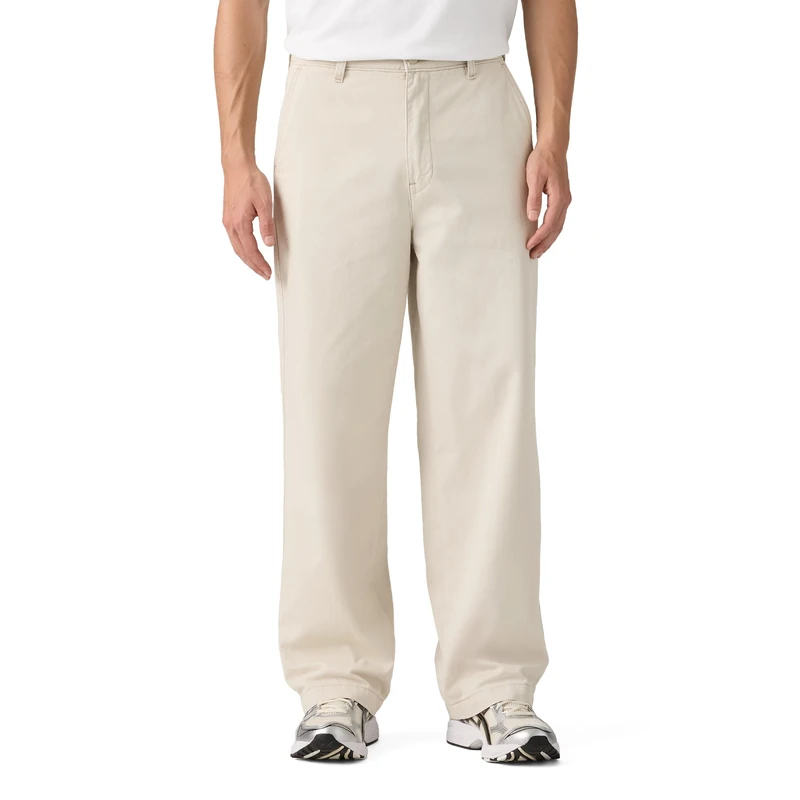 Levi's XX Chino Baggy PLTD Trousers, Pumice, 34W x 34L Men's - Image 1