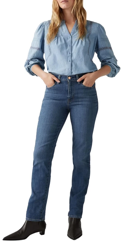 Levi's 724 High Rise Straight Way Way Back