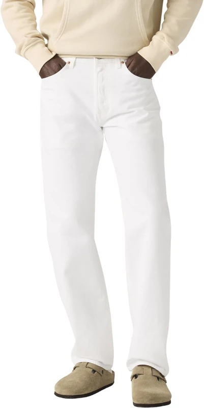 Levi's Herren 501 Levisoriginal Fit Jeans, Chill White, 33W x 30L