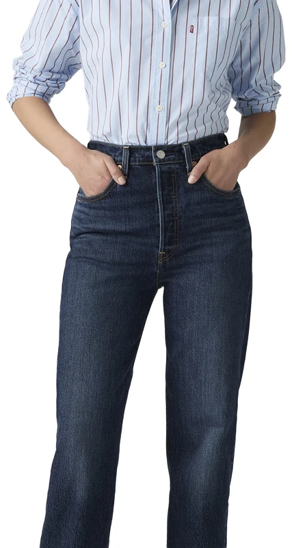 Levi's Women's Ribcage Full Length Jeans, Apply Now, 26W x 32L