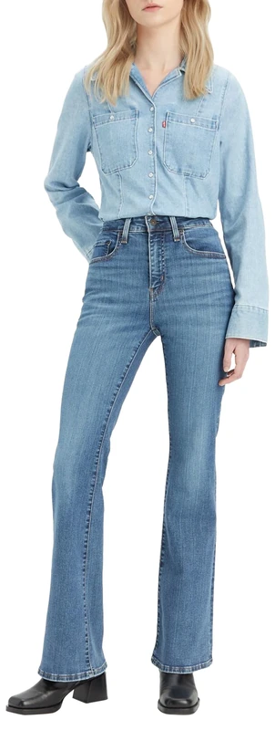 Levi's 726 Hr Flare Blue Wave Mid