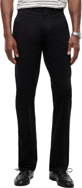 Tommy Hilfiger Men's Core Denton Essential Twill MW0MW41993 Chino, Black, 35W / 34L