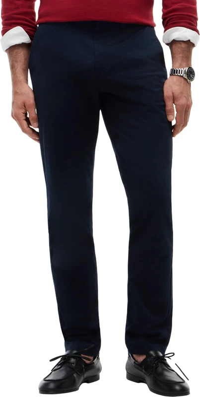 Tommy Hilfiger Men's Core Harlem Essential Twill MW0MW41997 Chino, Blue, 35W / 36L