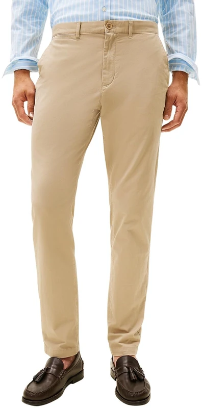 Tommy Hilfiger Men's Core Harlem Essential Twill MW0MW41997 Chino, Beige, 38W / 36L