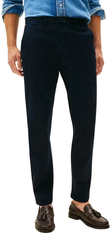 Tommy Hilfiger Men's Core Harlem Essential Twill MW0MW41997 Chino, Blue, 40W / 36L