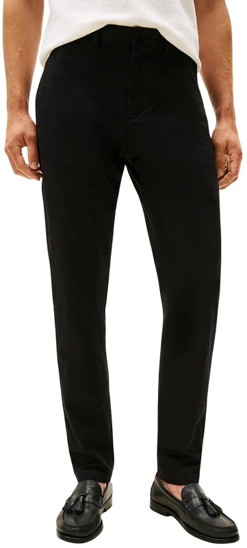 Tommy Hilfiger Men's Core Harlem Essential Twill MW0MW41997 Chino, Black, 40W / 36L