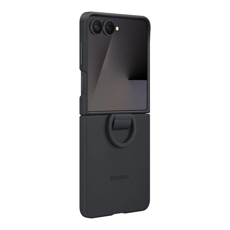 Samsung Galaxy Z Flip7 Official Silicone Ring Case - Black