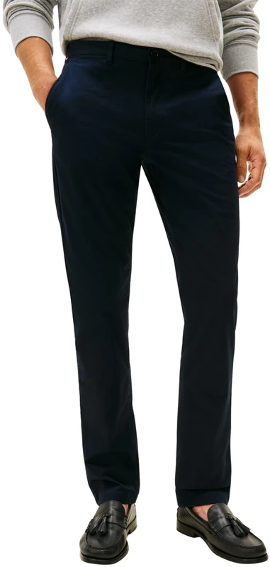 Tommy Hilfiger Men's Core Denton Essential Twill MW0MW41993 Chino, Blue, 36W / 34L