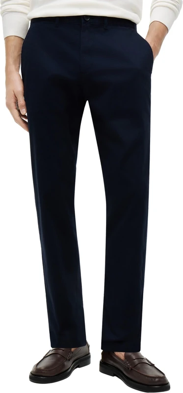 Tommy Hilfiger Men's Core Harlem Essential Twill MW0MW41997 Chino, Blue, 36W / 30L