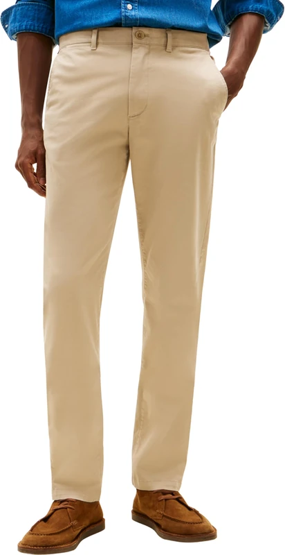 Tommy Hilfiger Men's Core Denton Essential Twill MW0MW41993 Chino, Beige, 30W / 36L