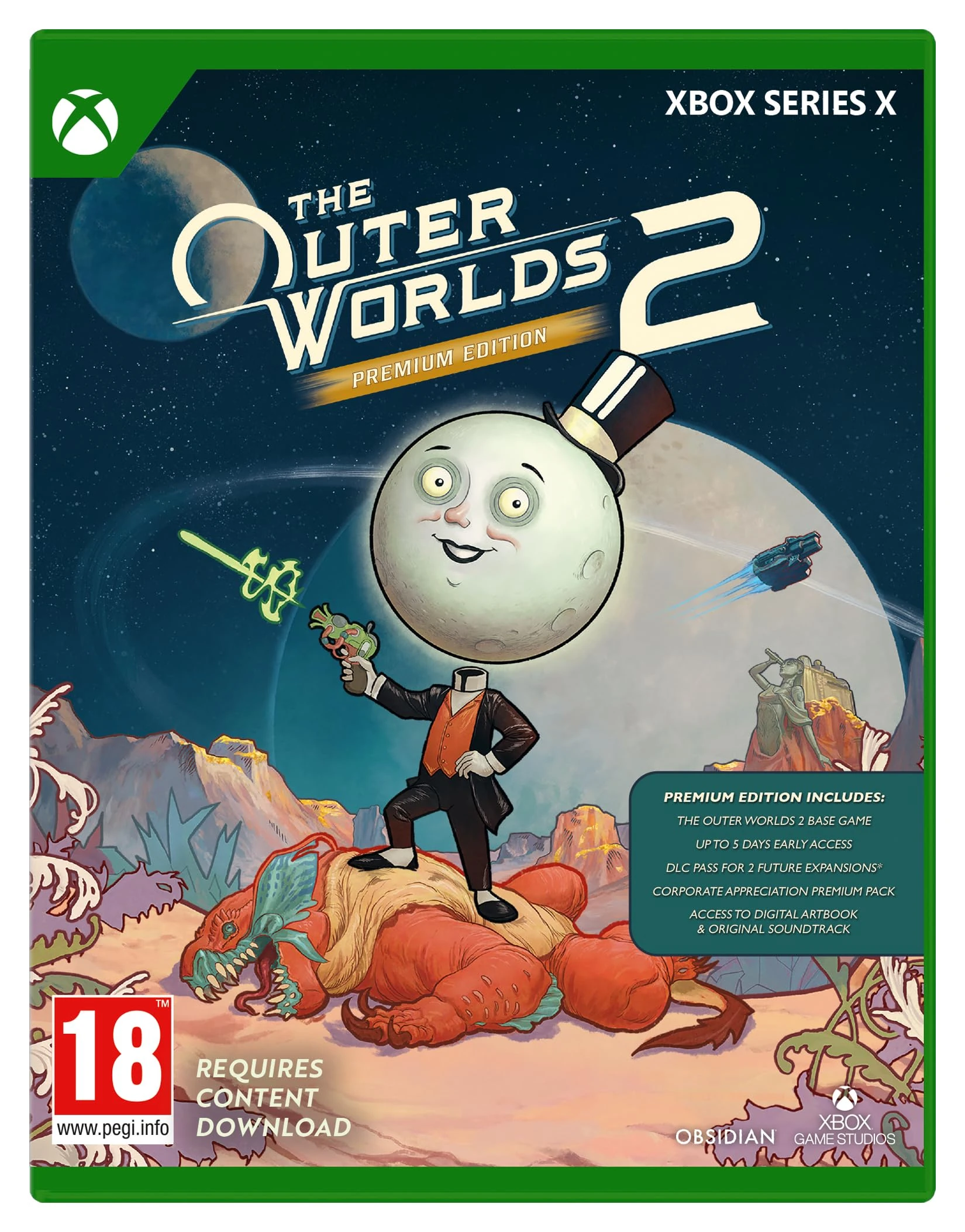 The Outer Worlds 2 – Premium Edition – Xbox Series X [Disc + Code in Box]