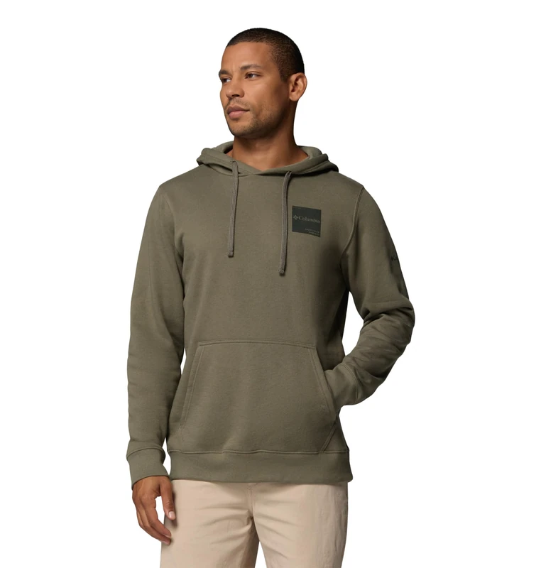 Columbia Men's Trek Hoodie, Hoodie, Stone Green/Boxy Brand, Small