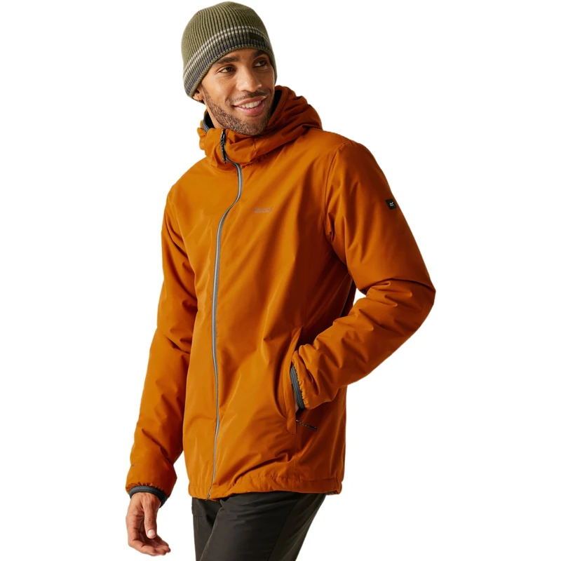 Regatta Mens Caspen Waterproof Jacket Breathable Weatherproof Fleece Lined Winter Coat