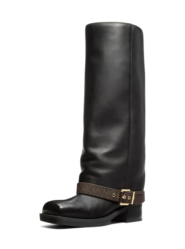 Michael Kors Colby Boot Brown Black Women's UK 8