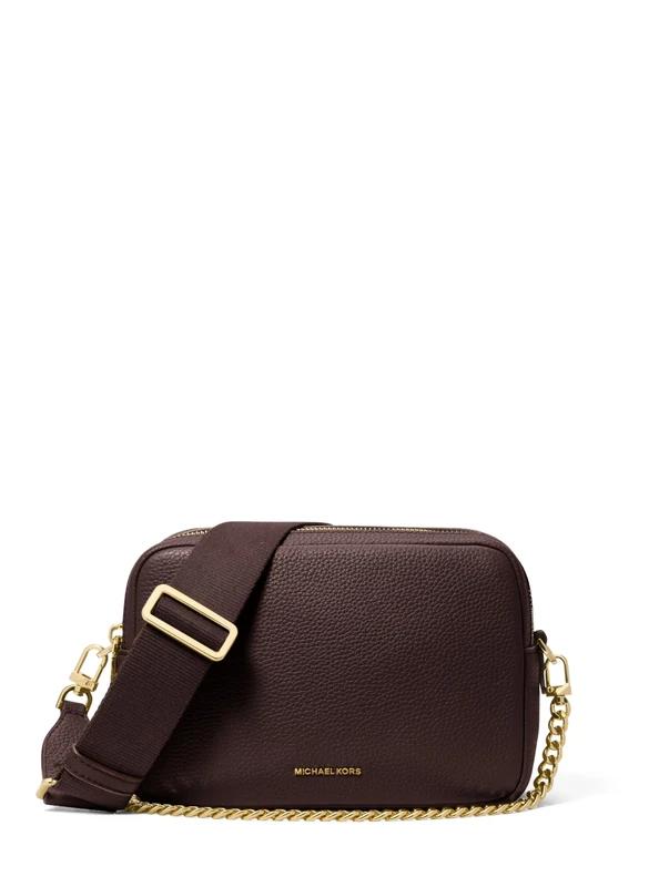 Michael Kors MD DBLZP CHN CAMERA XBODY CHOCOLATE