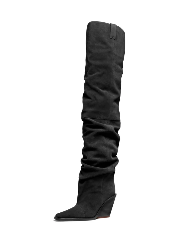 Michael Kors NOEMIE OTK HEELED BOOT BLACK Women, UK 8