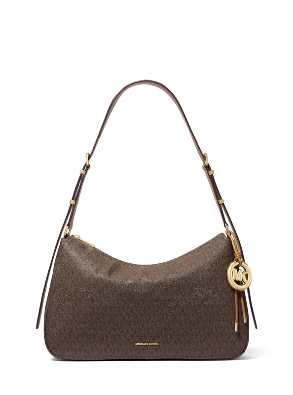 Michael Kors MD TZ HOBO SHLDR BRN/ACORN