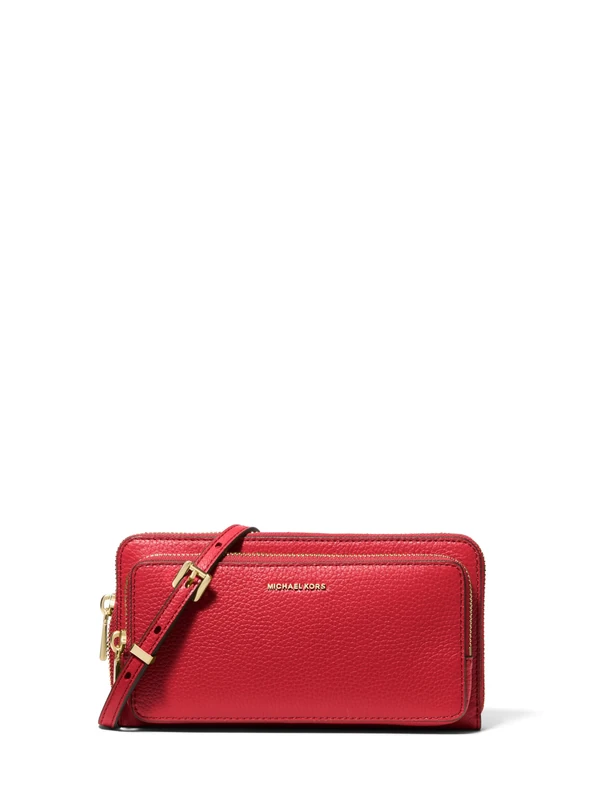 Michael Kors LG CONTINENTAL XBODY CRIMSON