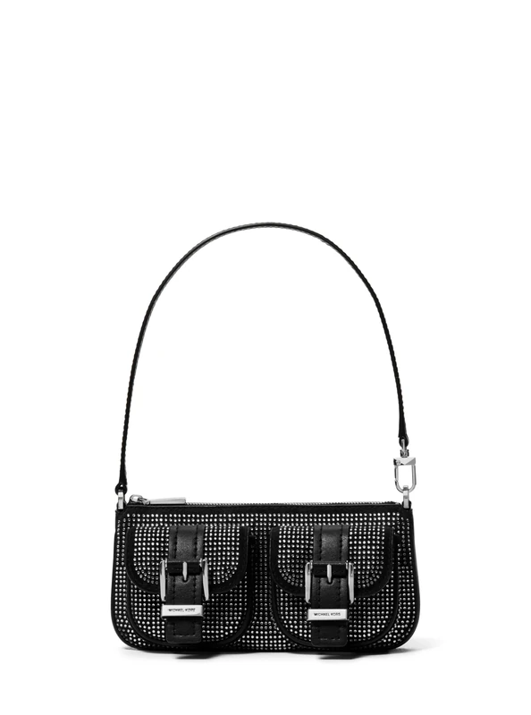 Michael Kors SM CONV POUCHETTE - Black Handbag