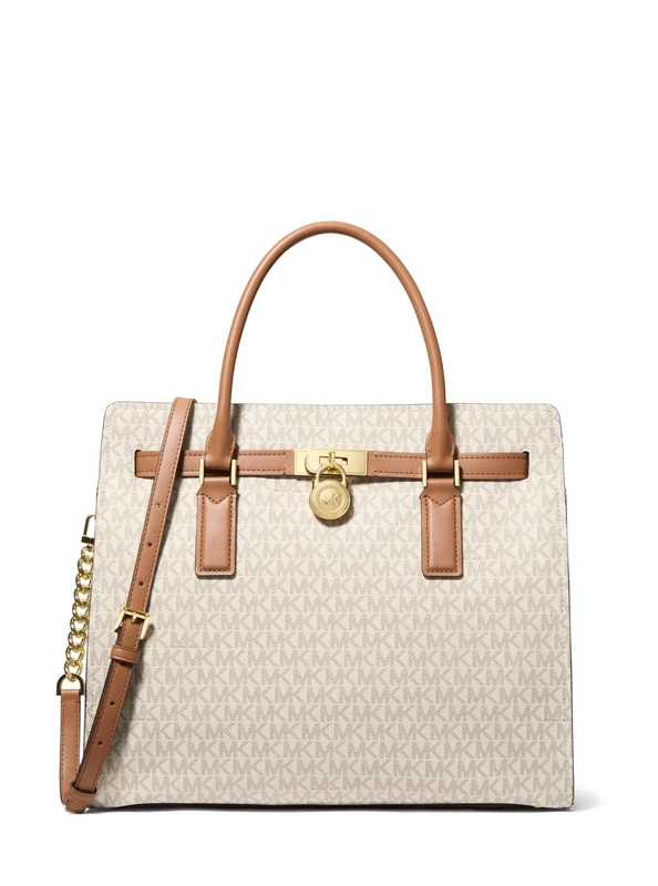 Michael Kors LG SATCHEL VANILLA/ACRN
