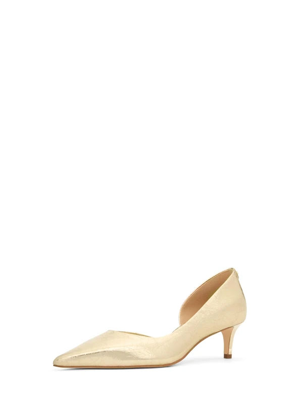 Michael Kors Elyse Kitten Pump Sneaker Pale Gold