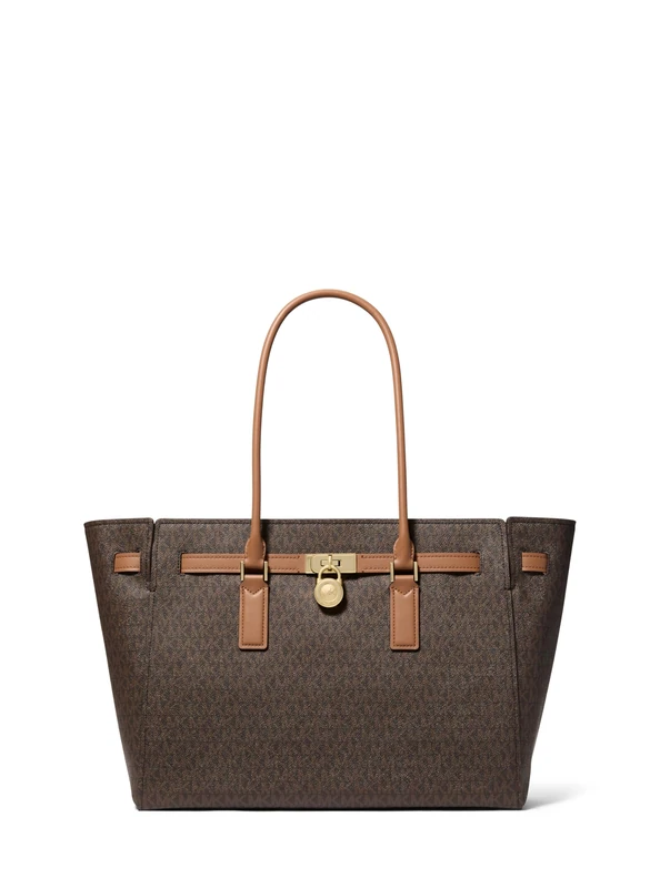 Michael Kors LG Tote BRN/ACORN - Women's Top-Handle Bag