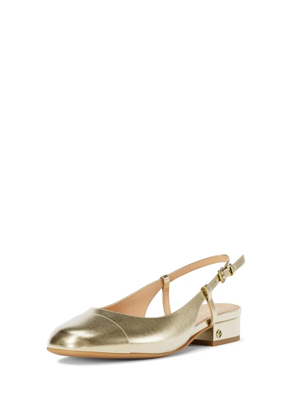 Michael Kors Perla Flex Sling Flat Sneaker Pale Gold