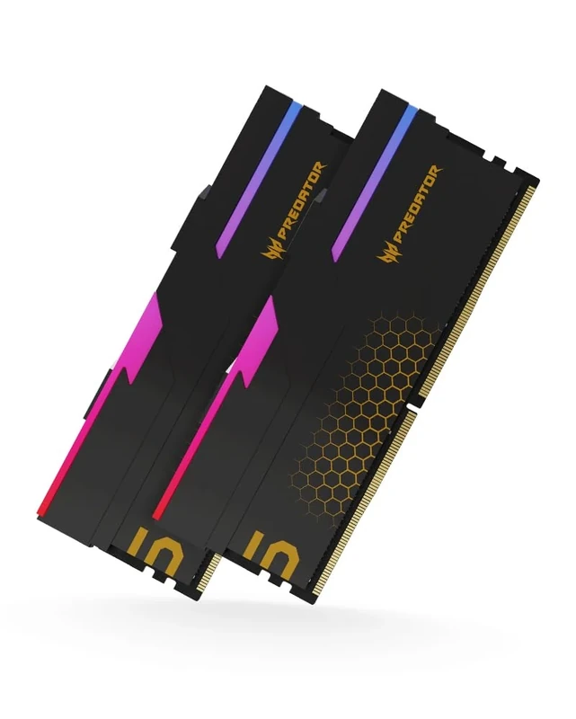 Acer Predator Hermes RGB DDR5 RAM 48GB (24GBx2) Kit, Up to 6000MHz CL28 Intel XMP 3.0 AMD EXPO Computer Memory for Gaming and Workstation - BL.9BWWR.661 - Image 1
