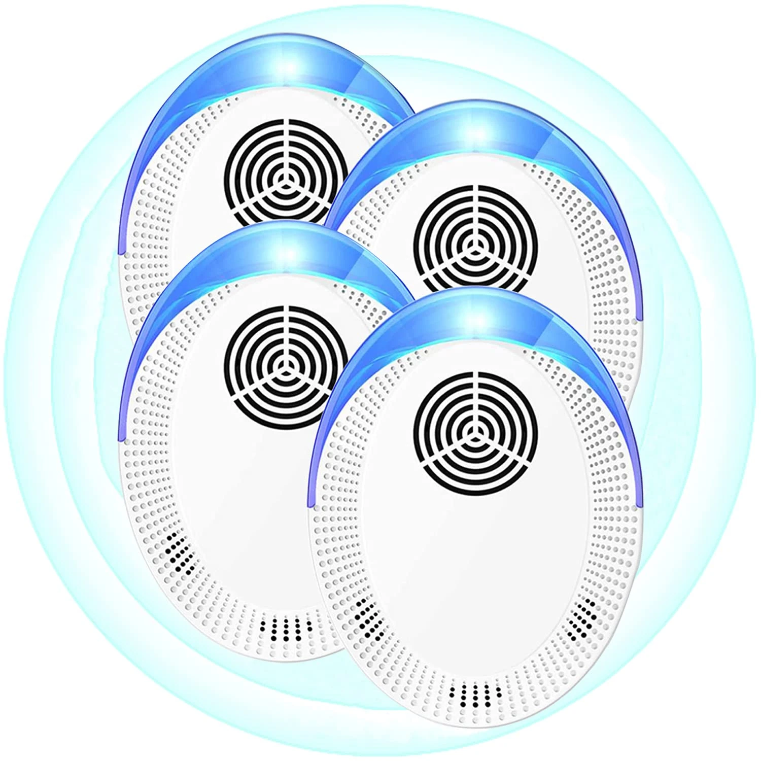 PENYUY Ultrasonic Pest Repeller Plug In, 4 Pack Plug-In Pest Control Device, Effective for Mosquito, Spider, Fly, Ant, Bed Bug Control, Cockroach, Mouse Repellent Indoor - Safe for UK Homes/Pets