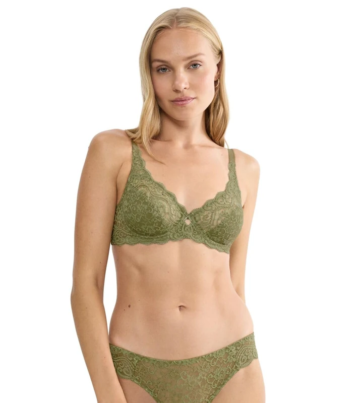 Triumph Women's Amourette W Bra, Olive Gold, 44 B