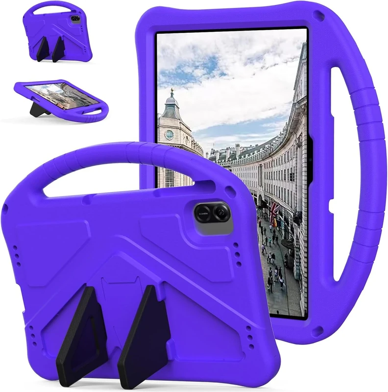 Kids Shockproof Case for Honor Pad X8a 11" 2024 Purple EVA Cover