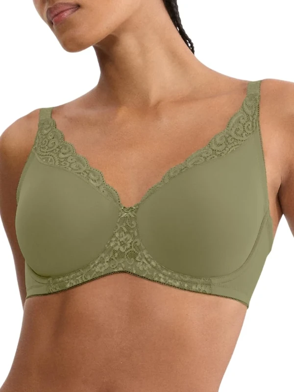 Triumph Amourette W01 Bra, Olive Gold, 85H Women