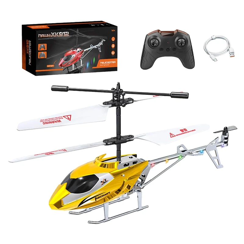 Pzuryhg RC Flying Helicopter - One-Key Takeoff, Stable Flight