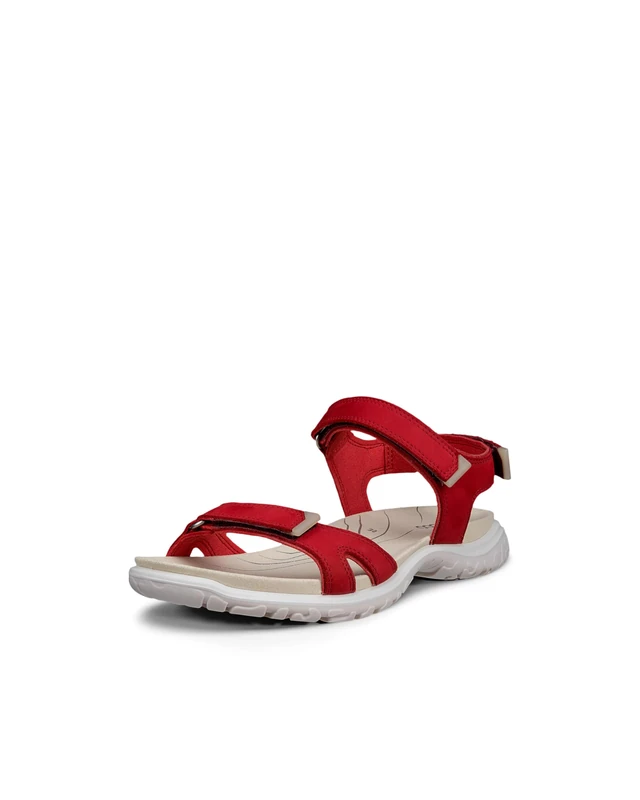 ECCO Women's Sandal OFFROAD ROAM 3-Strap, Chili Red, 7