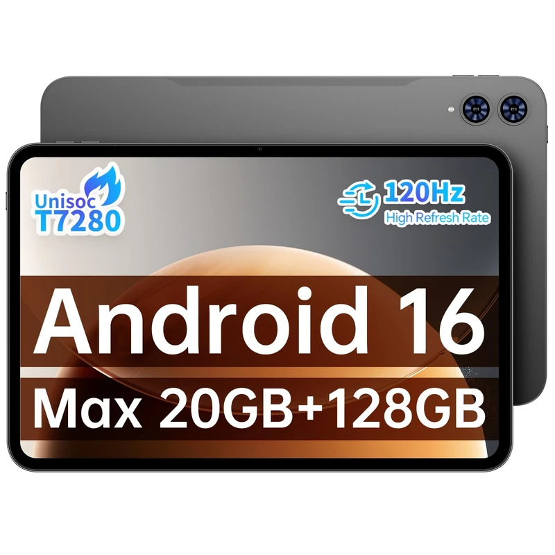 TECLAST T65 13.4" Android 16 Tablet - 20GB RAM, 128GB, 8000mAh