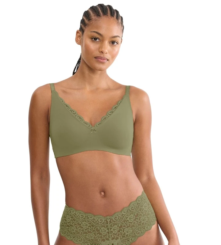 Triumph Women's Amourette N01 Bra, Olive Gold, 34D