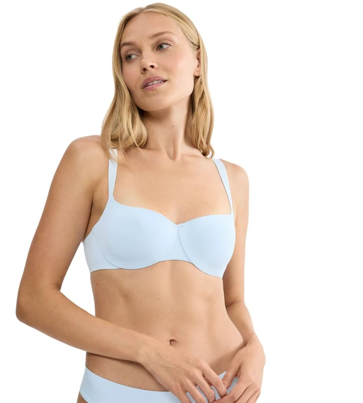Triumph Women's Body Make-up Illusion Balconette Ex Bra, Light Blue, 34B