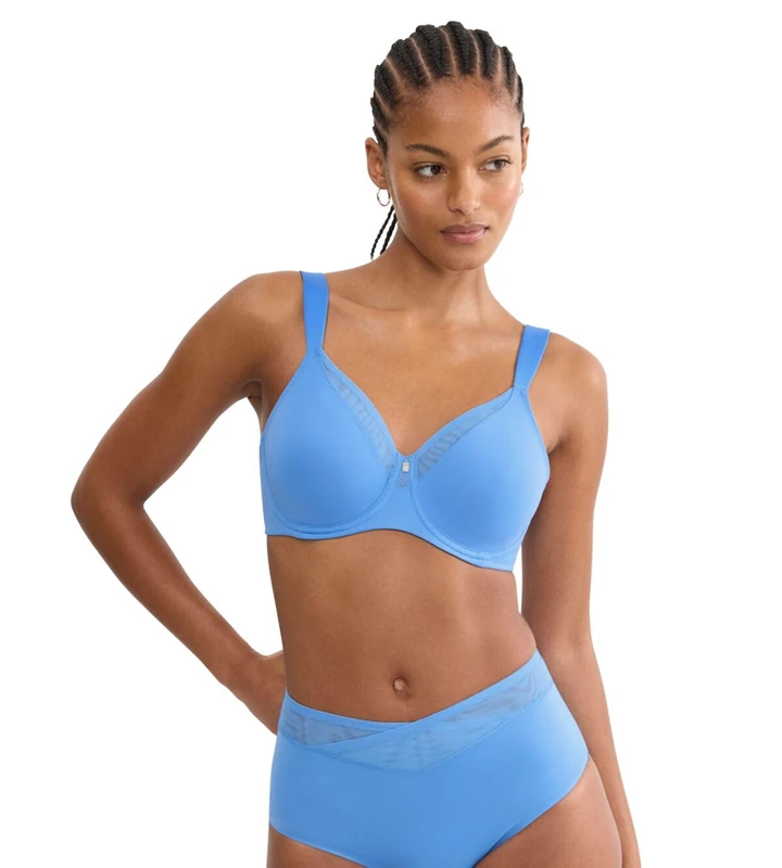 Triumph - True Shape Sensation T W01 - Minimiser Bra, Sky Blue, 32F