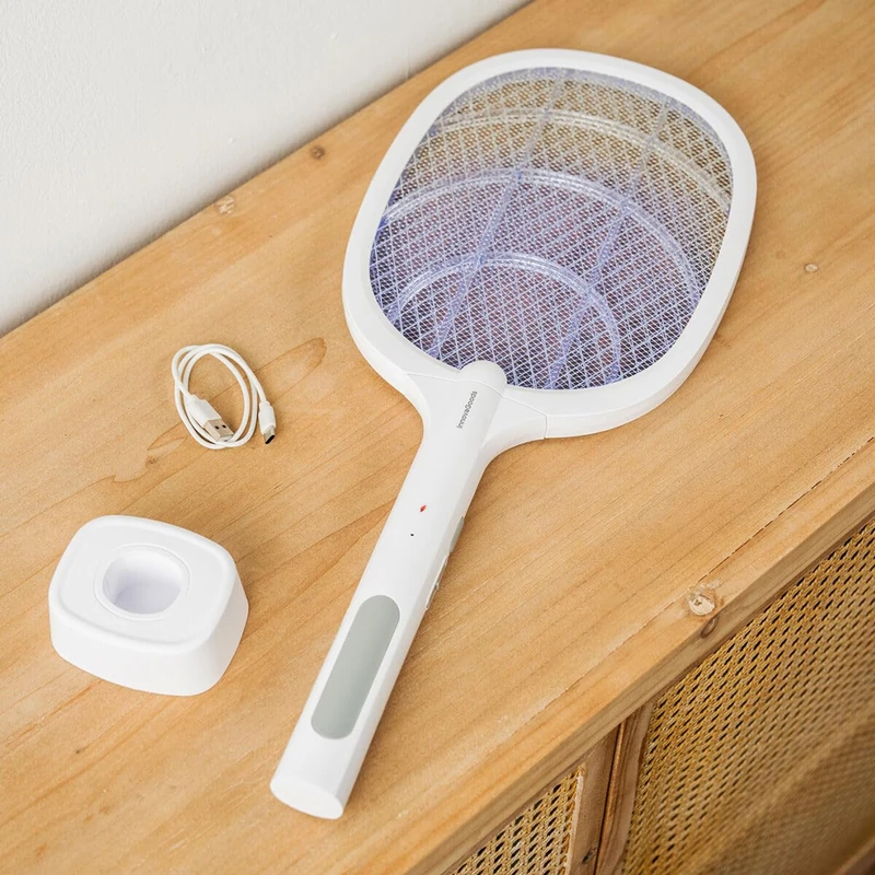InnovaGoods 2in1 Rechargeable Mosquito Killer Racket - 3000V
