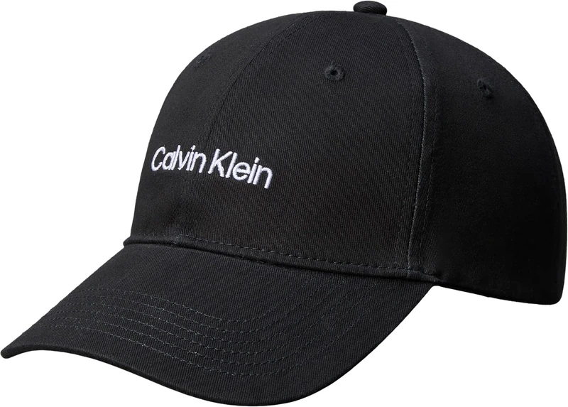 Calvin Klein Men's TITLECASE Embroidery Baseball CA LV04D5003GBAE001 Cap, Black, OS - Image 1