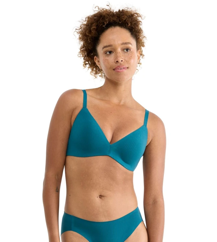 Sloggi Zero Feel Pure The UP Push Up Blue Coral