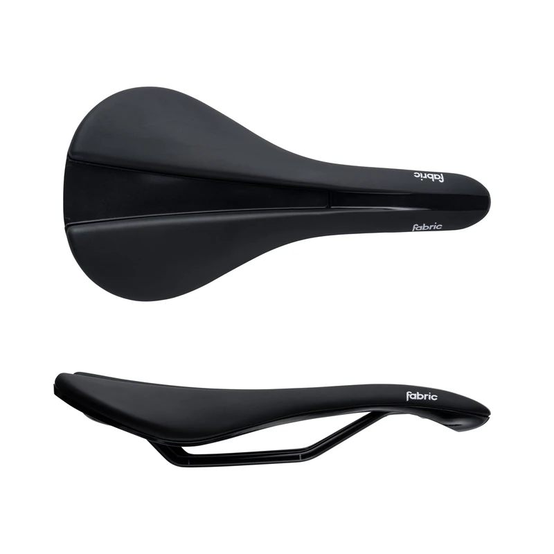 Fabric Line Sport Shallow Saddle – Steel Rails – Comfortable Bike Saddle - 142mm x 282mm – FSD-21