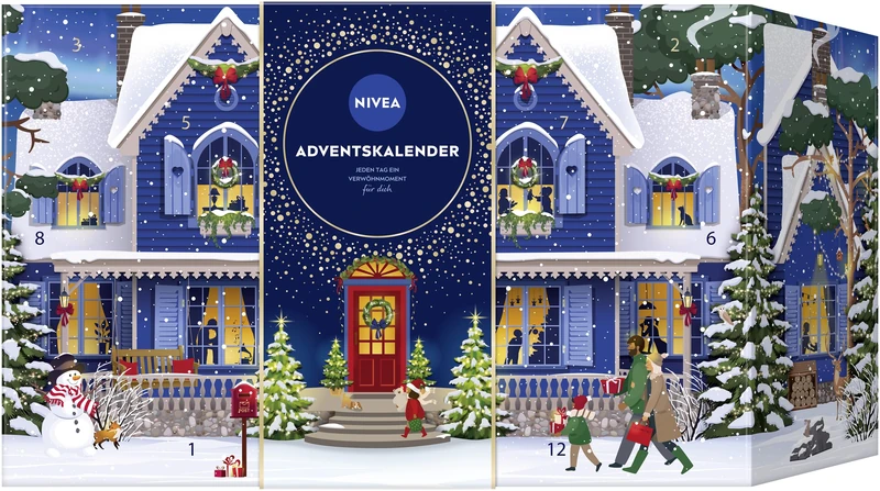 NIVEA Advent Calendar Female 2025 - 24 Skin, Hair and Lip Products