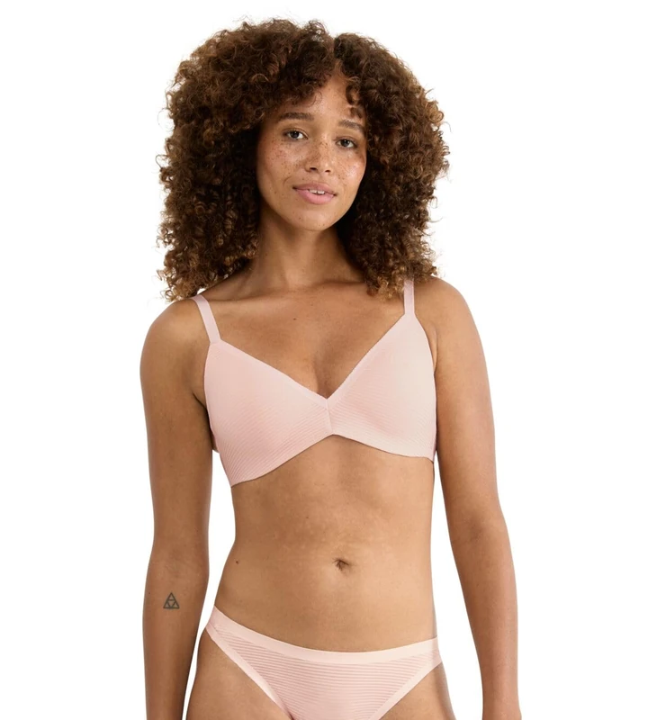 Sloggi Women's Zero Feel Air The Up Push Bra, Cherry Pink, L