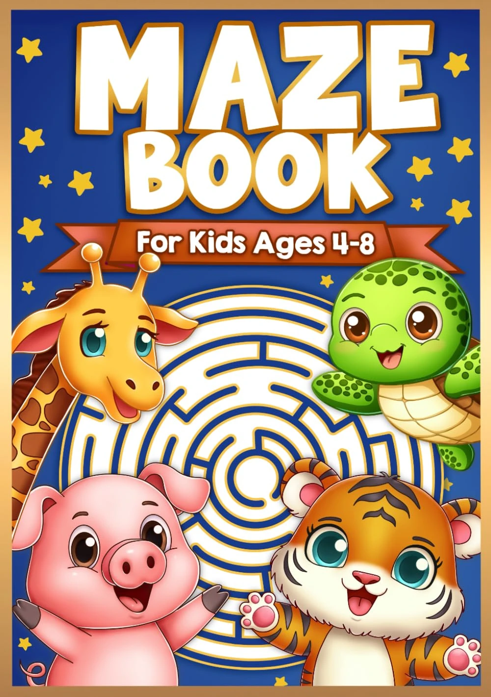 Maze Book for Kids Ages 4-8