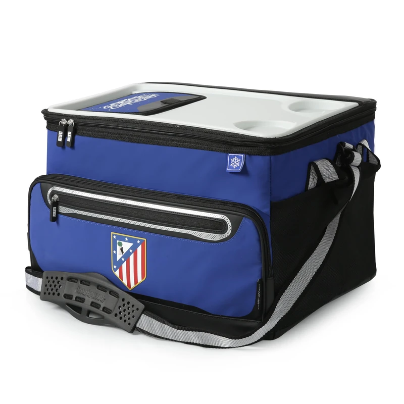 Foldable Fridge with Top-Table for 50 Cans-Atlético de Madrid