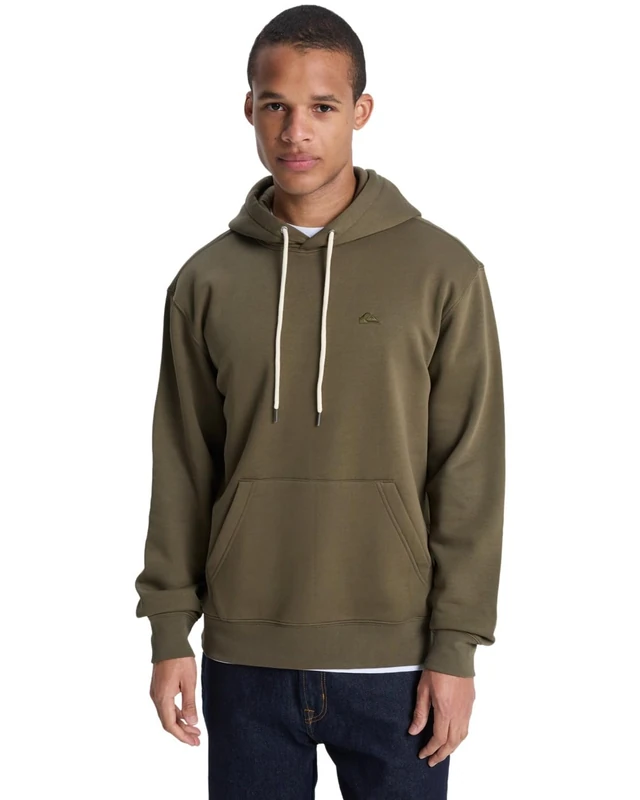 Quiksilver Mens Salt Water Hoodie Pullover Sweater, Grape Leaf, XS EU